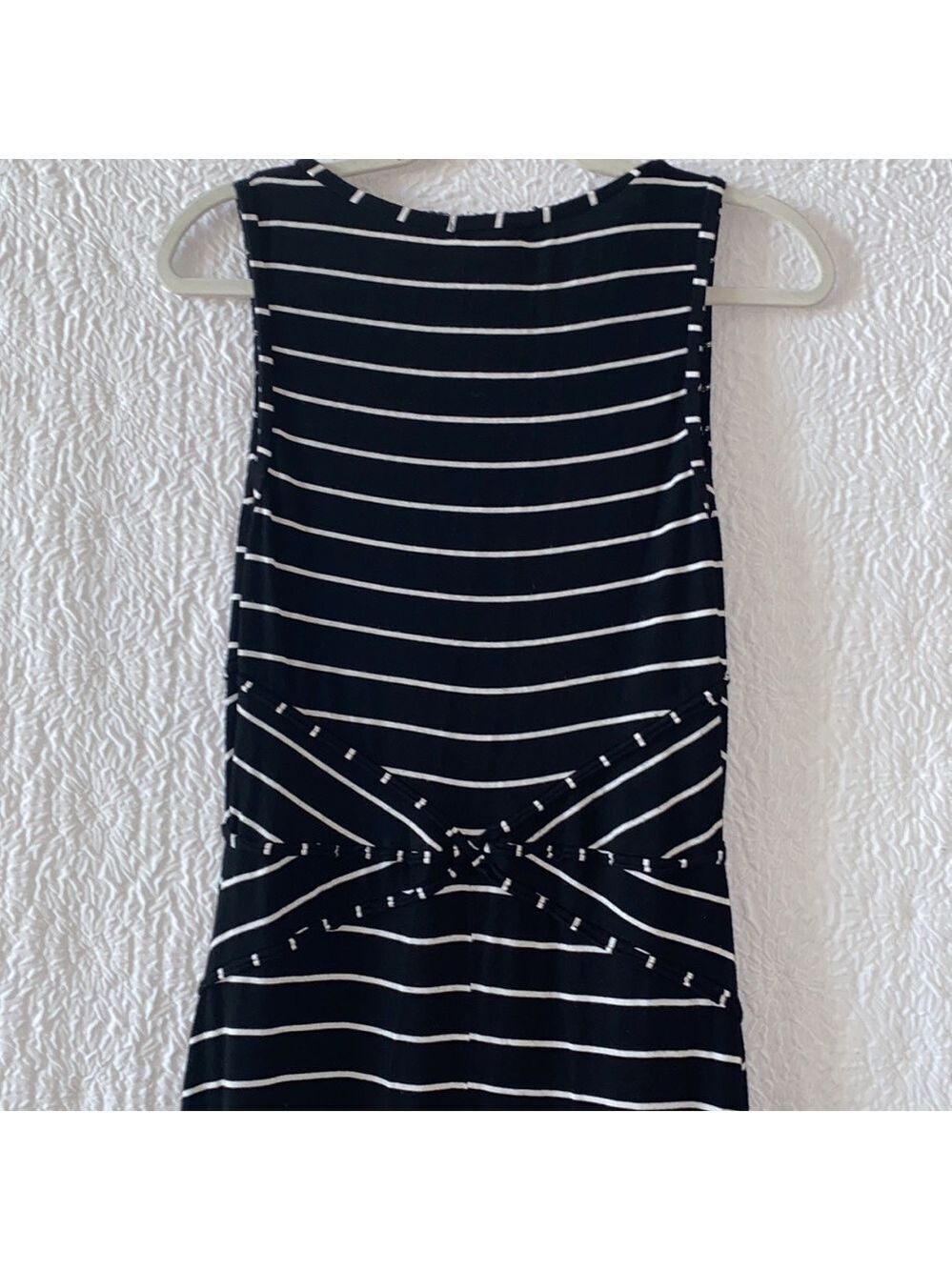 Matty M Sleeveless Striped Maxi Dress - Picture 6 of 9